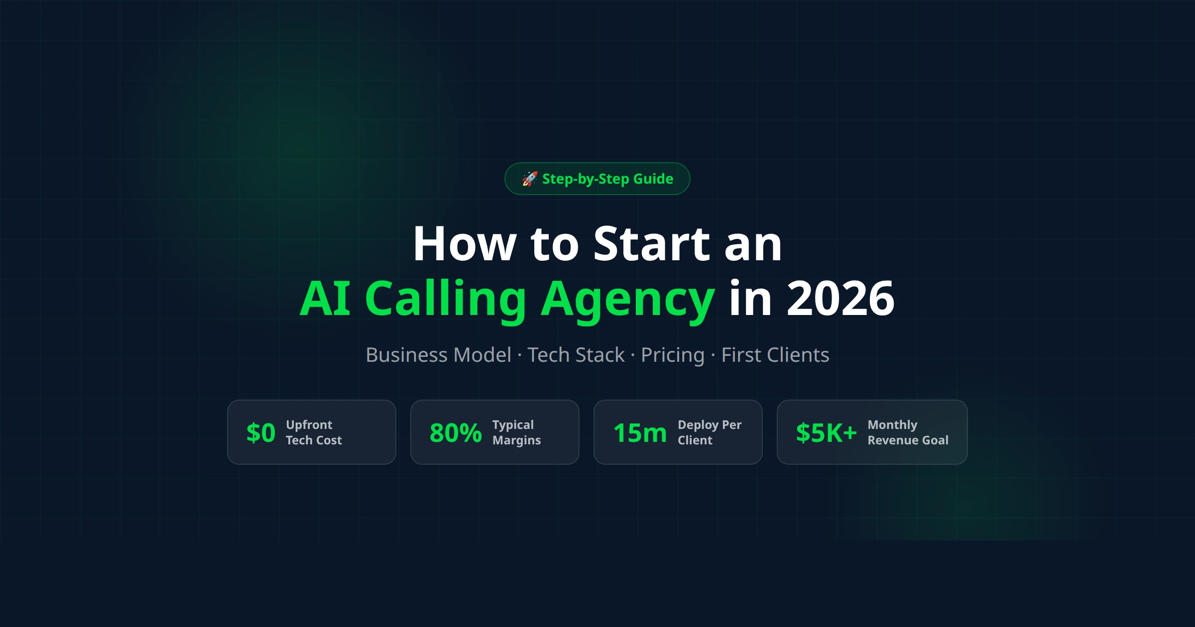 How to Start an AI Calling Agency in 2026 (Step-by-Step)